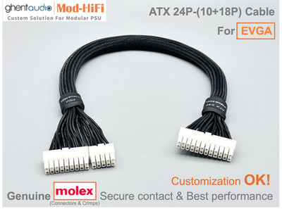  ATX 24-Pin Cable for EVGA SuperNOVA GM 650W 550W 450W - 60cm/24inch