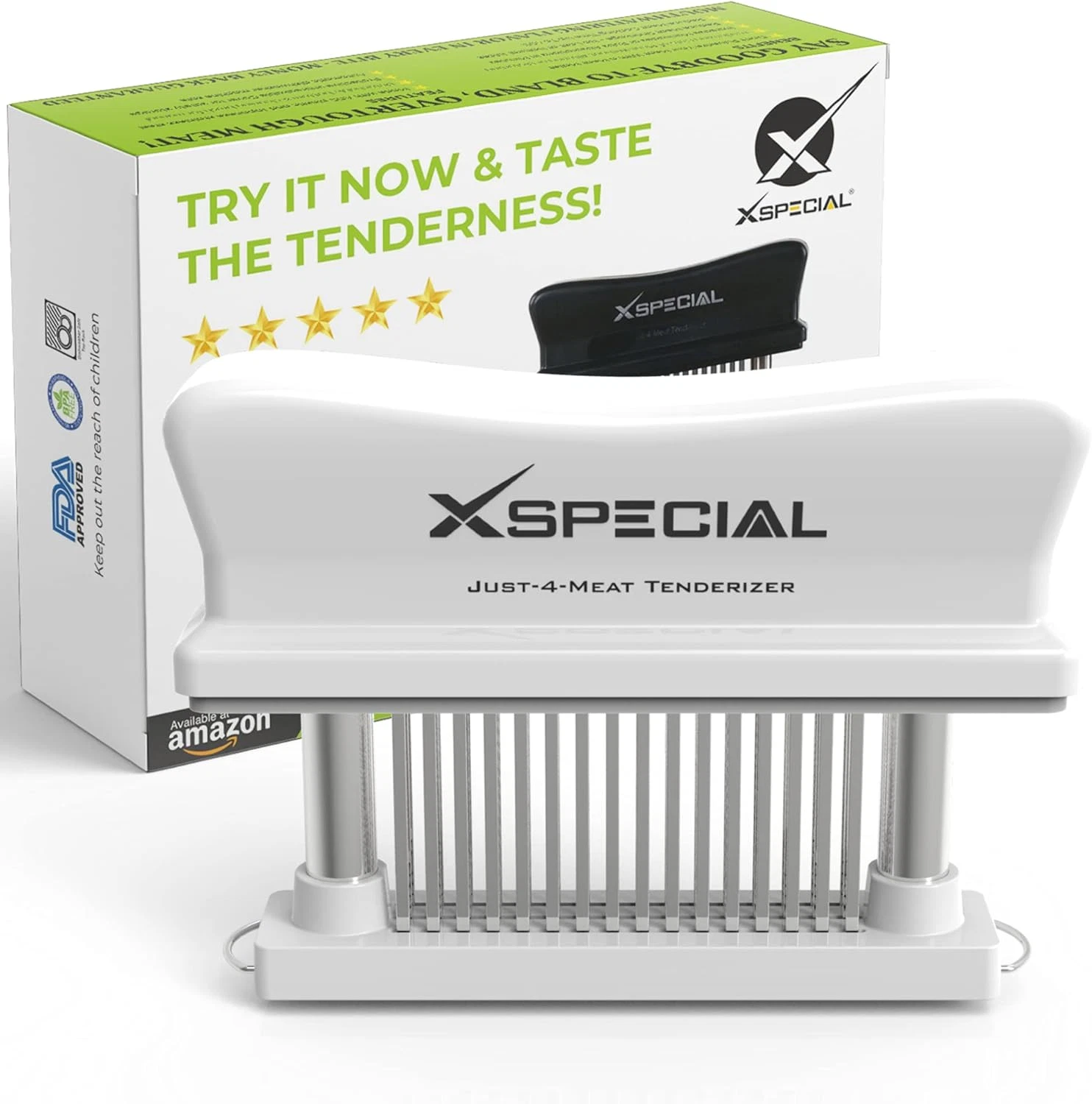 XSpecial Kitchen Meat Tenderizer Tool 48 Blades Stainless Steel w/Sharp Needle
Opens in a new window