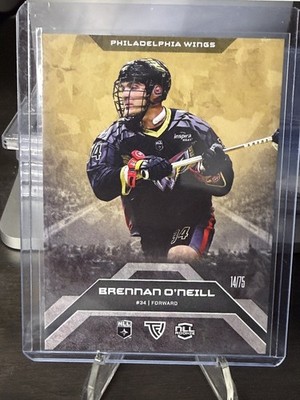Brennan O'Neill 2025 TFL National Lacrosse League NLL Home Floor RC Card #14/75