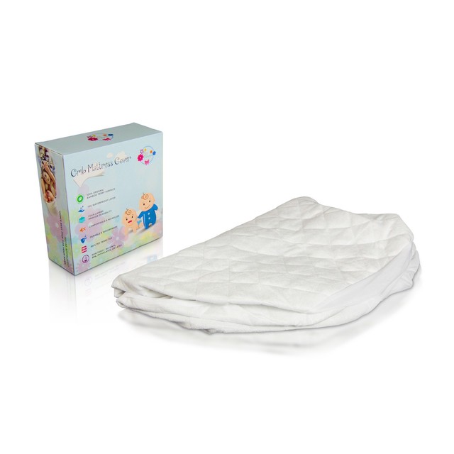 Tl Care Organic Cotton Waterproof Quilted Fitted Crib Mattress Cover Natural Target