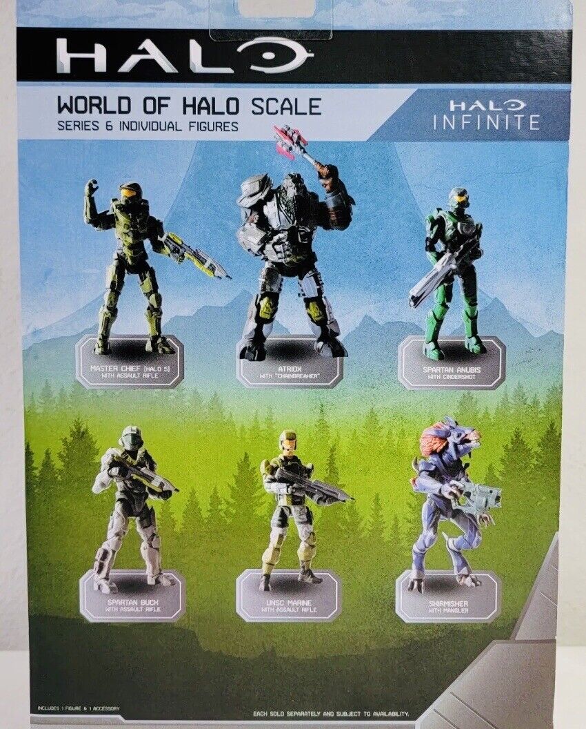 NEW 2022 World of Halo Infinite Series Wave 6 MASTER CHIEF 5 Jazwares (J2)