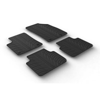 Set FußMatten Nach Maß Aus Gummi FüR Opel Crossland X 2017-2020