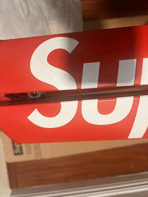 Supreme Lucano Step Ladder Red Box Logo FW18 New with Flaws