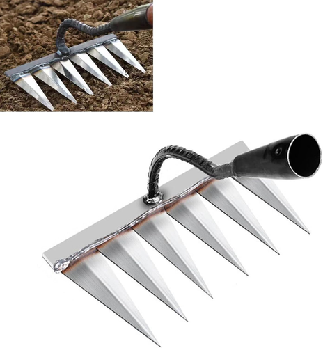 Iron Rake for Gardening and Weeding, Ironrake the Heavy Duty Iron Weeding Rake,