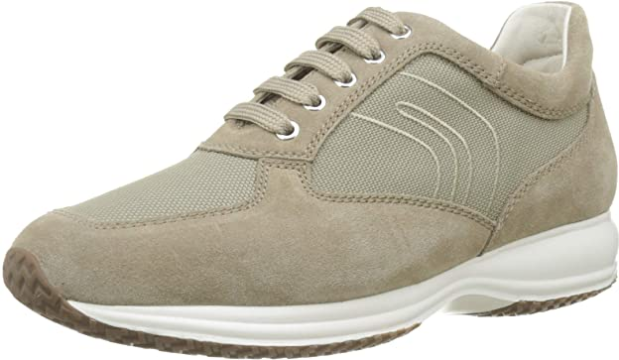 GEOX Uomo HAPPY G - SUEDE TEXTILE - Sand-Scarpe-Sneakers Man-Shoes Camoscio  Tela 40 | Acquisti Online su eBay