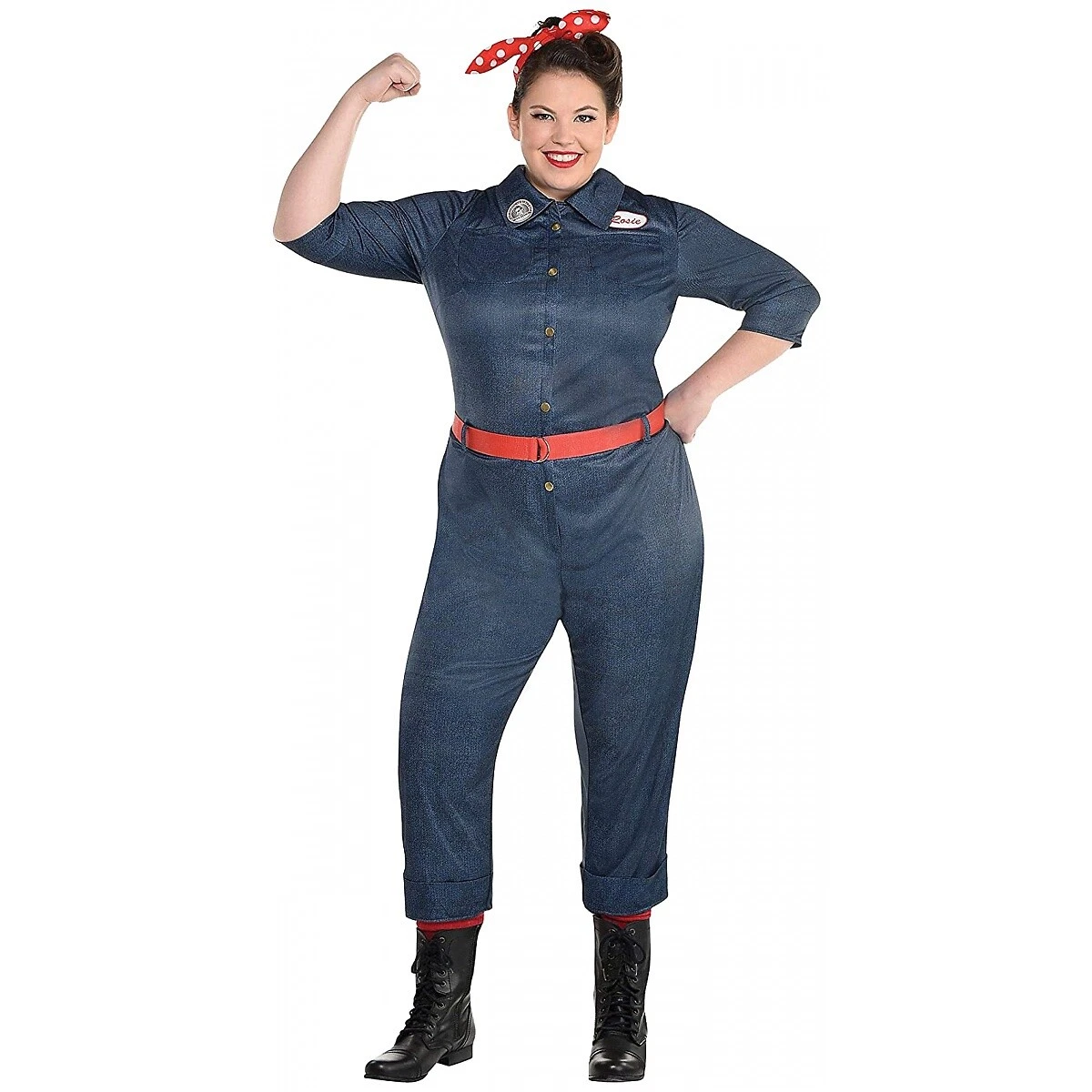 Homemade Rosie The Riveter Costume