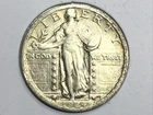 1924 Standing Liberty Quarter in almost uncirculated