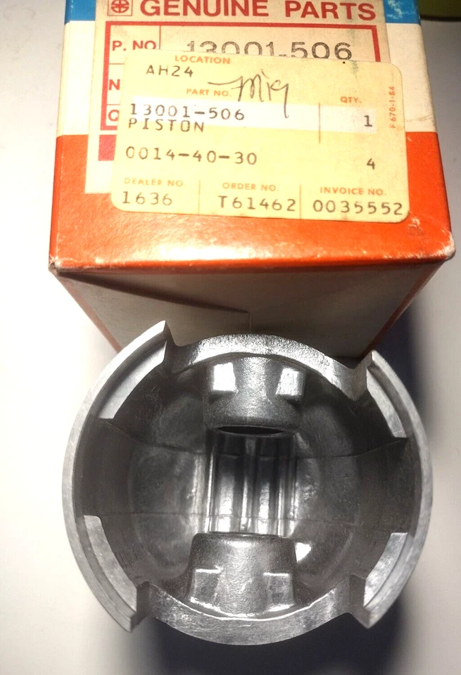 川崎 13001-506 标准活塞 JS400-A3 (1976) 喷气滑雪 NOS — 第 2/3 张图片