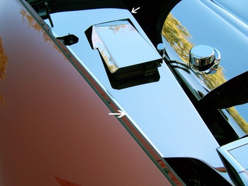 2005-2013 Corvette C6 & Grand Sport Polished Stainless Inner Fender Covers - 4pc - Picture 4 of 4