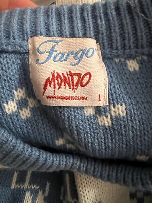FARGO Ugly Knit Sweater Mondo Middle of Beyond OOP Rare Promo