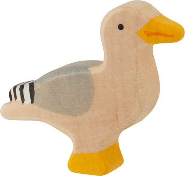 Holztiger 80354 Seagull 6 cm Wooden Figures Series Bird World