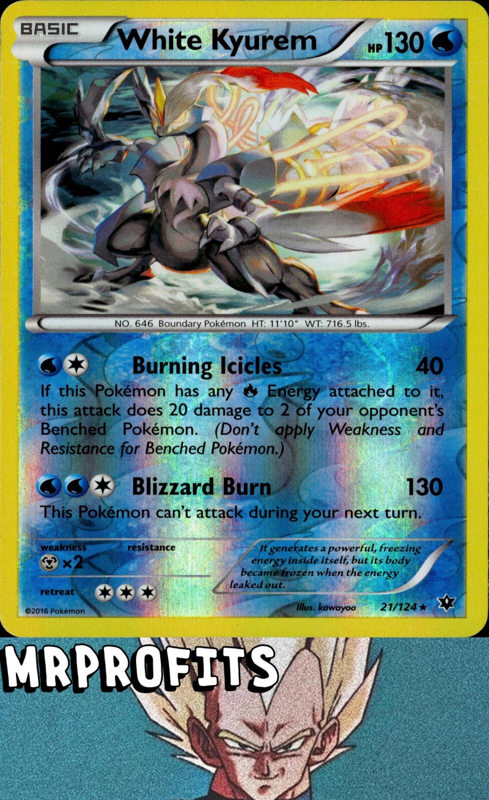 Serperior #7/124 Reverse Holo Rare 2016 Pokemon XY Fates Collide LP/NM ✅