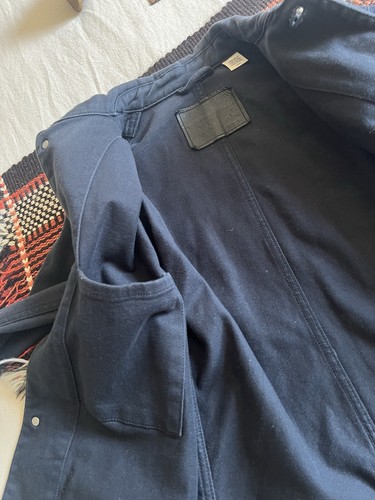 Levi’s Engineer Chore Coat Jacket S Blue Railroad Utility Drill Twill Rare 2018 - Picture 16 of 20