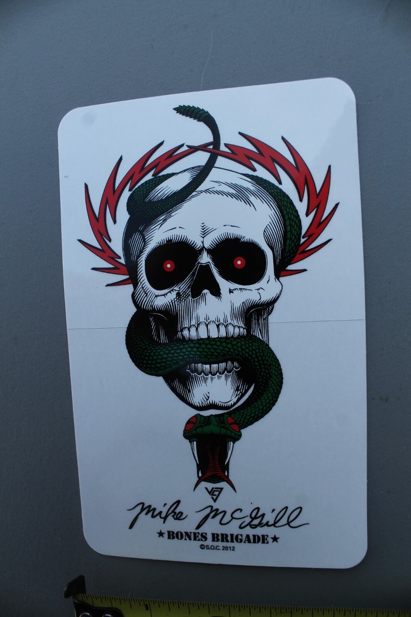 Mike McGill Bones Powell Skull Snake 2012 OG Z83A Vintage