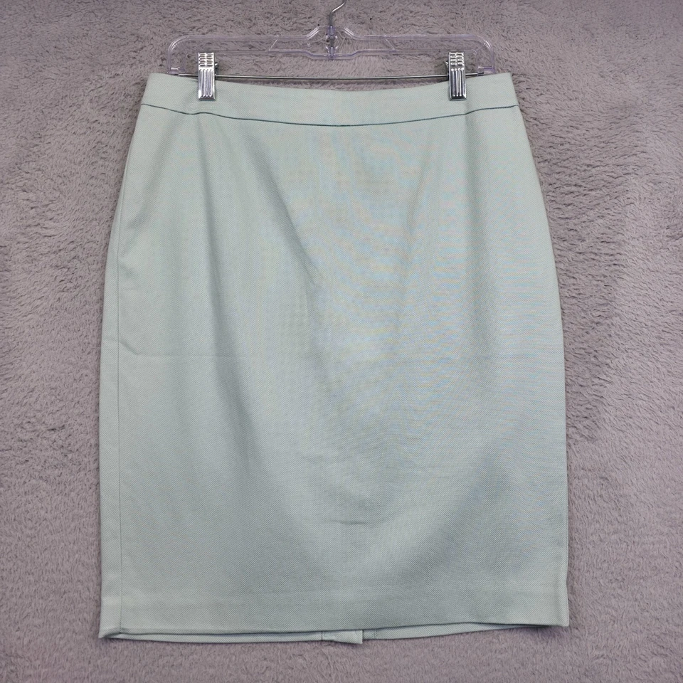 Falda Cabi Mujer 4 Jordan Almendra Verde Menta Recta Lápiz Preppy Secretaria Foto 2 de 4