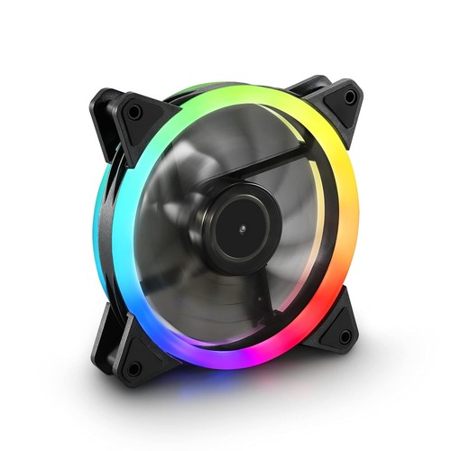 Sharkoon Shark Blades PWM RGB Fan 120 x 120 x 25 mm Black - Photo 4/4