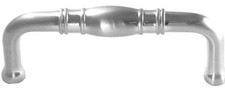 Traditional Cabinet Hardware Drawer Pull Handle Satin Nickel Kitchen Bath barrel