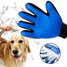 Pet Grooming Gloves for Dogs Cats Pet Bathing Deshedding Cleaning Gloves Silicon