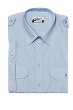 Pilotenhemd 1/2 Arm - kurzärmelig - 2 Brusttaschen Modern Fit von Hubertus