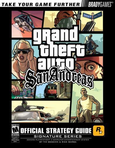 Grand Theft Auto San Andreas Poster and Map Official Rockstar Poster