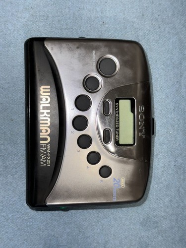 Reproductor de casete Sony Walkman WM-FX251 FM/AM reparado y probado - Imagen 1 de 6