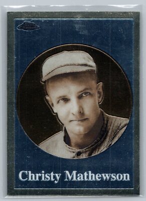 2001 Topps Chrome #BT8 Christy Mathewson Before There Was Topps