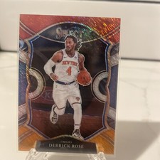 2020-2021 Select DERRICK ROSE #16 Red White Orange Shimmer PRIZM New York Knicks