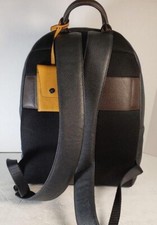 Large Ted Baker MXB-Presly Black Leather Backpack New with Tags-reg 415