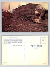 New Haven 1401 Locomotive Boston Massachusetts Hill Postcard Chrome A-VD