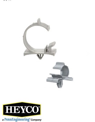 Heyco HEY3884 3/4'' Push Mount Wire Clips (NEW) Qty-10 Free Same Day Shipping!