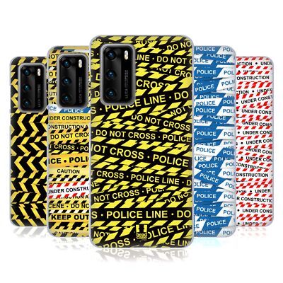 HEAD CASE DESIGNS WARNING TAPE SOFT GEL CASE FOR HUAWEI PHONES 4