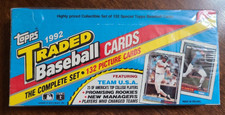 1992 Topps Baseball Traded Complete Set Sealed 132 Cards Garciaparra Rookie USA