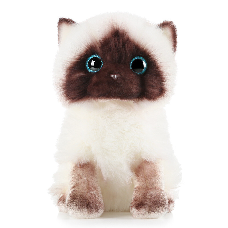 stuffed ragdoll cat