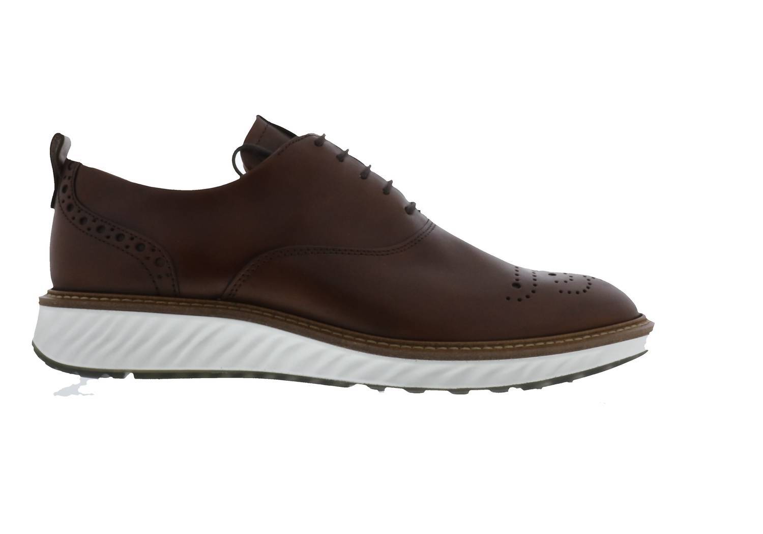 Ecco men's st1 hybrid cap shoes in COGNAC - size 43.0