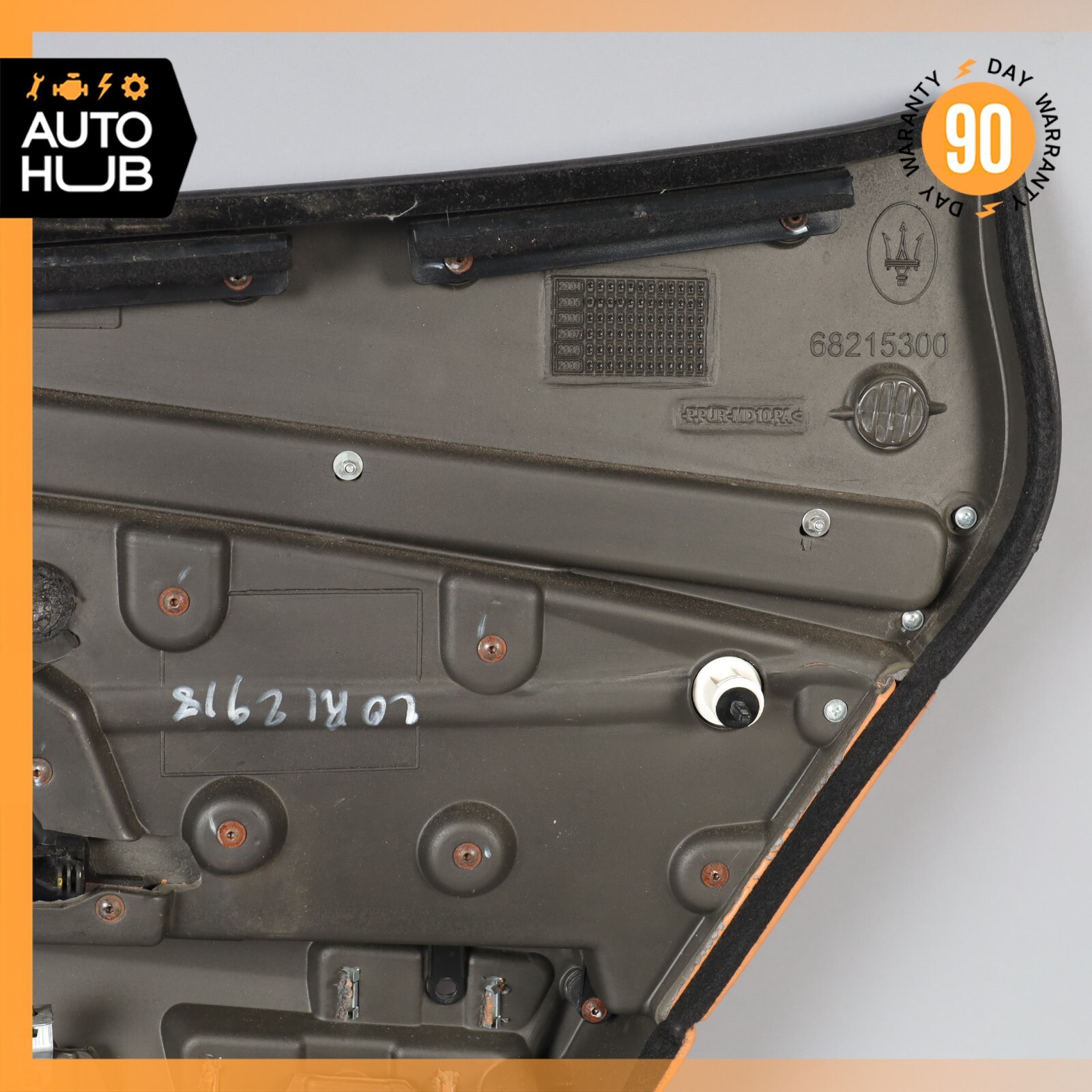 03-13 Maserati Quattroporte M139 Rear Left Driver Side Interior Door Panel OEM