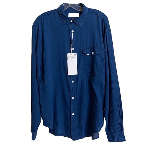Chemise à Carreaux Zara Rouge Et Bleu Marine Taille M - Occasion En Très Bon état, Style Casual