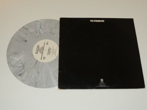 THE STRANGLERS black and white Lp RECORD GRAY MARBLED VINYL PUNK US 1978 - Foto 2 di 2