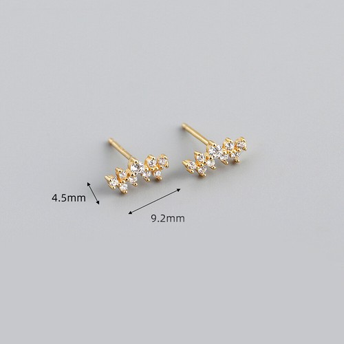 Moon Phase Crawler Earrings In Sterling Silver, Silver Or Gold - Foto 7