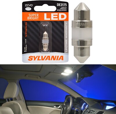 Sylvania ZEVO LED Light De3175 White 6000K One Bulb Interior Map Replacement