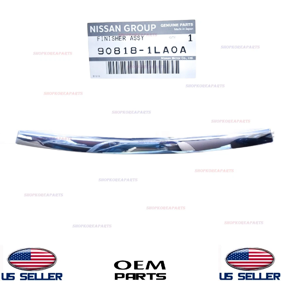 Puerta Trasera Original Moldura Inferior Cromo ⭐OEM⭐ Infiniti QX56 2011-13 QX80 2014-17 Foto 2 de 4