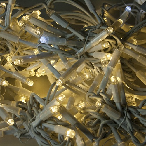 2M x 5M weißer Gummidraht 1000 LEDs anschließbar Weihnachtsvorhang/Dekorationsleuchten - Bild 11 von 13