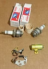 Harley Flathead Knucklehead Points Bosch Spark Plugs Kit (718)