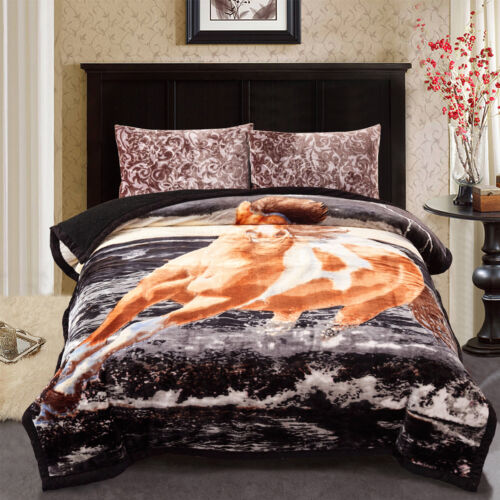 3 Stück Sherpa Plüschdecke schwere Decke koreanisch weich Nerz Decken Winter warm - Bild 46 von 88