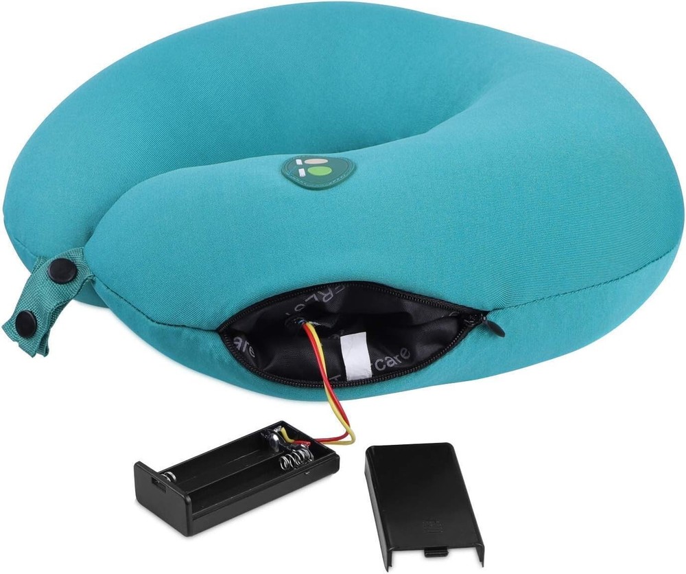 Portable Neck Massage Pillow with 6 Relaxing Modes for Travel