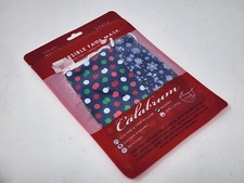 Calabrum Kids 2-12 Ages Cotton Reversible Snow Dots Reusable Face Mask, 2 Pack