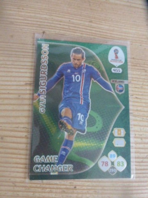Panini Adrenaly - Russia WM 2018 - Game Changer - Gylfi Sigurdsson -  455 - gute