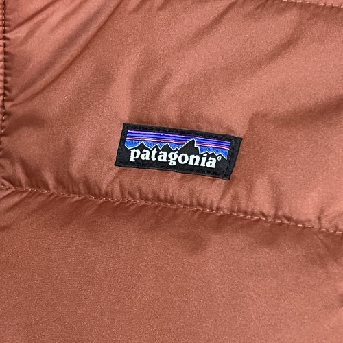 Patagonia Kids' Reversible Ready Freddy Hoody Insulated Jacket Burl Red Sz L(12) - Picture 11 of 11