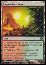 MTG Magic the Gathering Copperline Gorge (225/259) Scars of Mirrodin LP