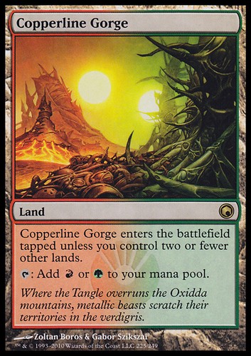 MTG Magic the Gathering Copperline Gorge (225/259) Scars of Mirrodin LP - 第 1/1 張圖片