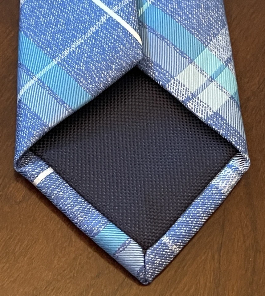 Corbata de cuello Nautica azul 100 % poliéster para hombre hecha en China Foto 2 de 4